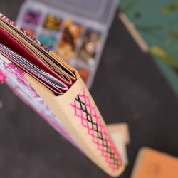 Carnet de voyage style scrapbooking Rose