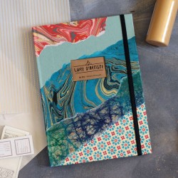 Carnet artisanal livre artiste A5 papier fait main