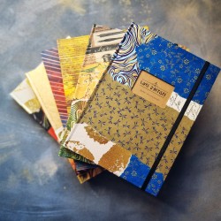 Carnet artisanal livre artiste A5 papier fait main