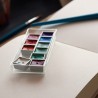 Carnet mix media papillons grand format paysage