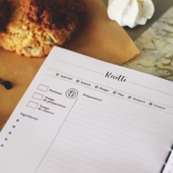 Carnet de recette à remplir A5 artisanal légumes 07