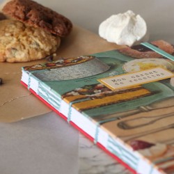 Carnet de recettes à remplir A5 artisanal motif sucré 03