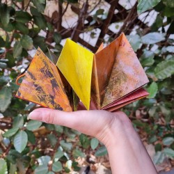 Carnet serpent gelli printing (Atelier de création d'un)