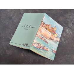 Carnet A6 de note illustration Antibes - reproduction dessins fait main