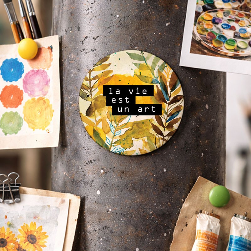 Magnet illustré, La vie est un art
