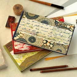 Carnet calligraphié - aquarelle