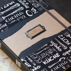Personnalisation avec étiquette en laiton