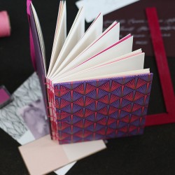 Carnet de note A5 diamant rose
