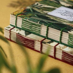 Carnet artisanal "Le journal de mon jardin"