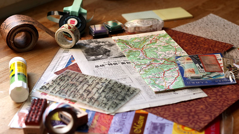 comment créer un carnet de voyage style scrapbooking 06