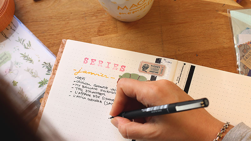 Comment débuter avec un bullet journal 10